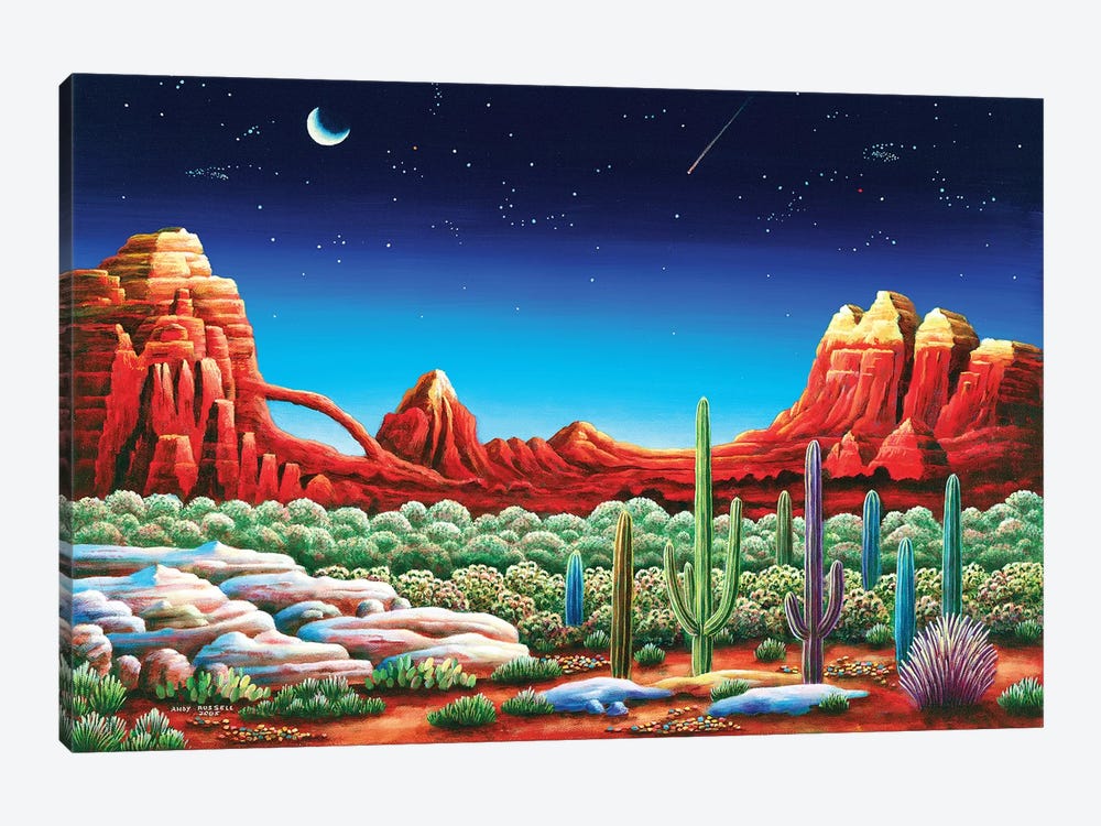 Red Rocks V by Andy Russell 1-piece Canvas Art Print