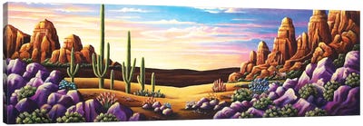Red Rocks XI Canvas Art Print - Desert Art