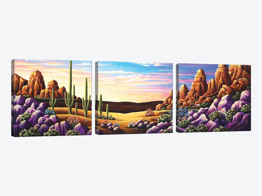 Red Rocks XI by Andy Russell 3-piece Canvas Art
