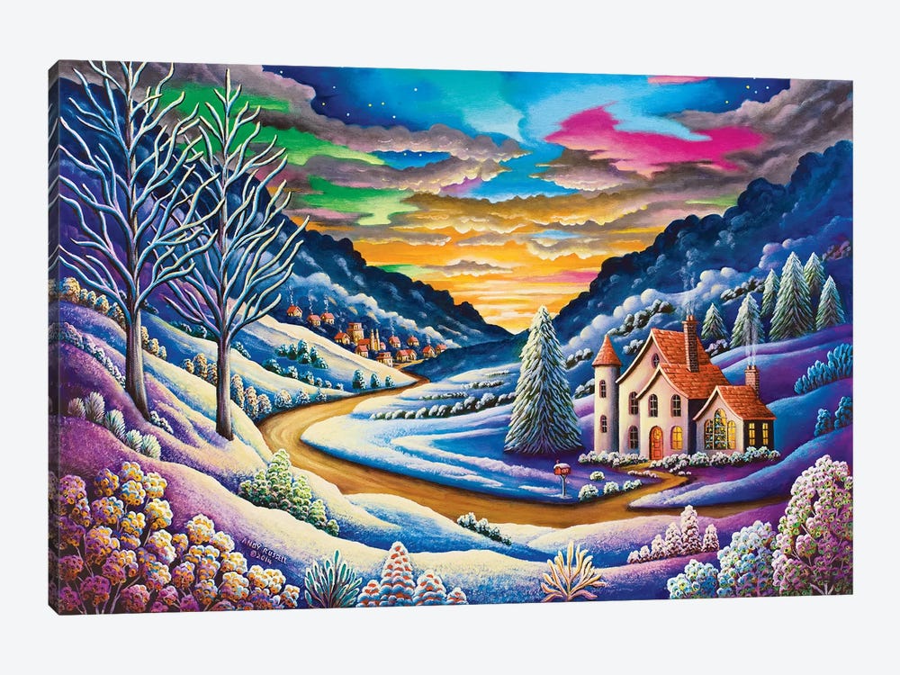 Snow by Andy Russell 1-piece Canvas Art Print