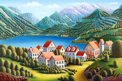 Spirit Mountains by Andy Russell gallery poster