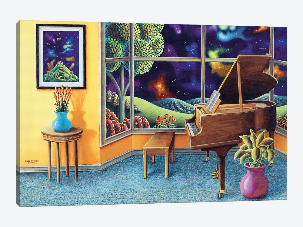 Baby Grand by Andy Russell 1-piece Canvas Art