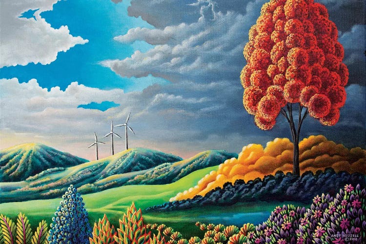 Tri Power by Andy Russell wall art