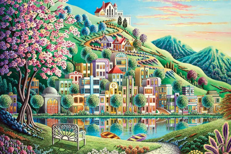Blossom Park by Andy Russell wall art