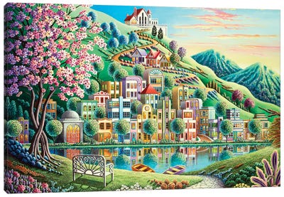 Blossom Park Canvas Art Print - Andy Russell