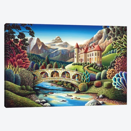 Castle Creek Canvas Print #ARU9} by Andy Russell Canvas Art