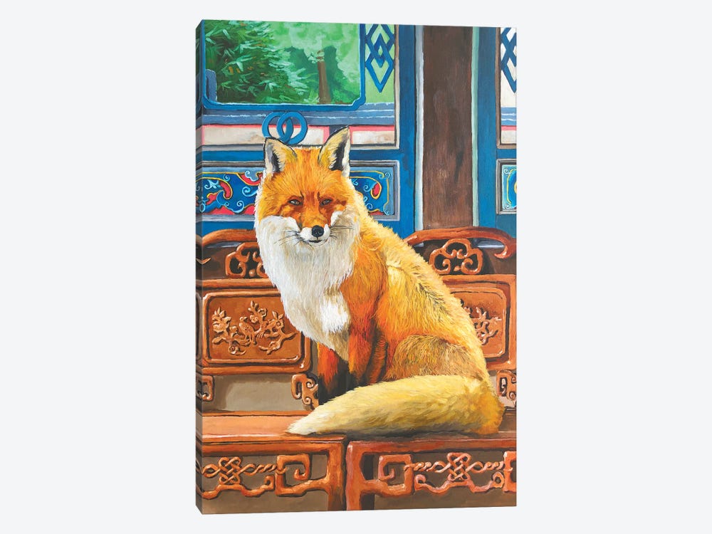 Eastern Fox by Artur Rios 1-piece Canvas Art Print