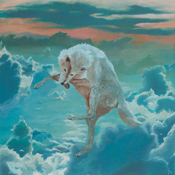 Artur Rios: Flying Wolf by Artur Rios