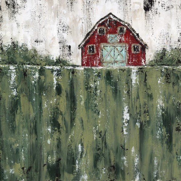 Farms: Red Barn by Ashley Bradley