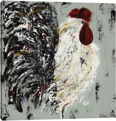 Rooster Canvas Art Print - Ashley Bradley