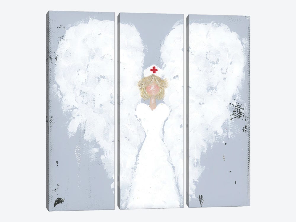 Nurse Angel by Ashley Bradley 3-piece Canvas Art Print