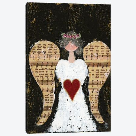 How Great Thou Art Angel Canvas Print #ASB118} by Ashley Bradley Art Print