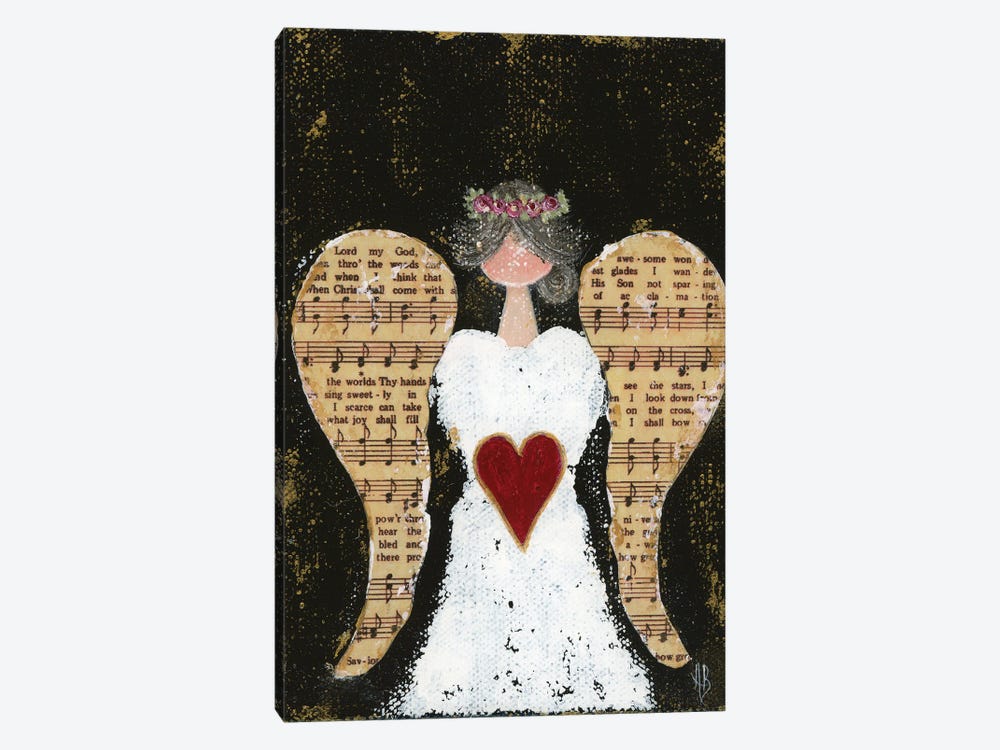 How Great Thou Art Angel by Ashley Bradley 1-piece Canvas Wall Art