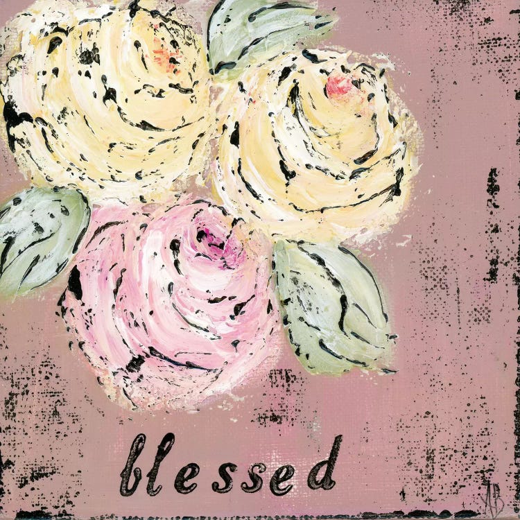 Blessed Floral by Ashley Bradley wall art