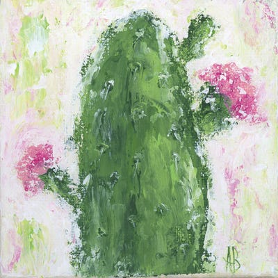 Blooming Cactus by Ashley Bradley art print