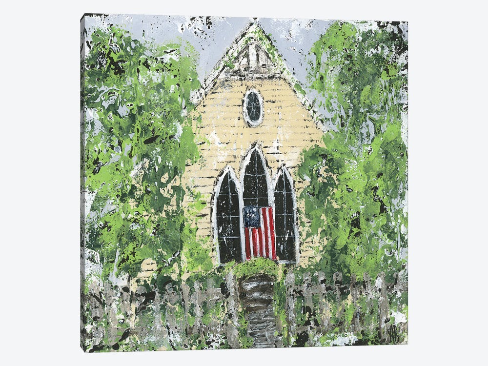 God Bless America by Ashley Bradley 1-piece Canvas Print