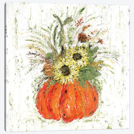 Fall Floral Canvas Print #ASB129} by Ashley Bradley Canvas Artwork