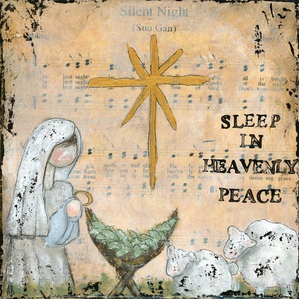 Christmas Signs & Sentiments: Silent Night by Ashley Bradley