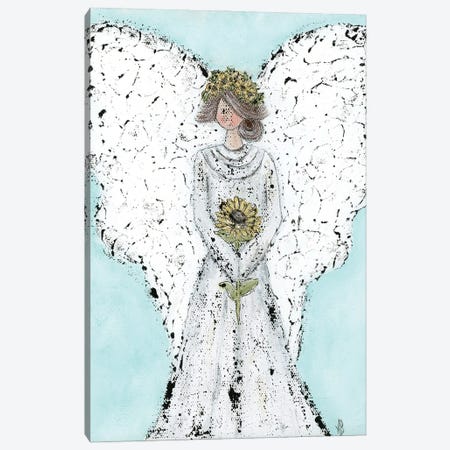Sunflower Angel Canvas Print #ASB132} by Ashley Bradley Canvas Print