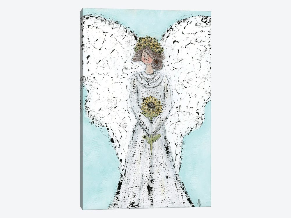 Sunflower Angel by Ashley Bradley 1-piece Canvas Artwork