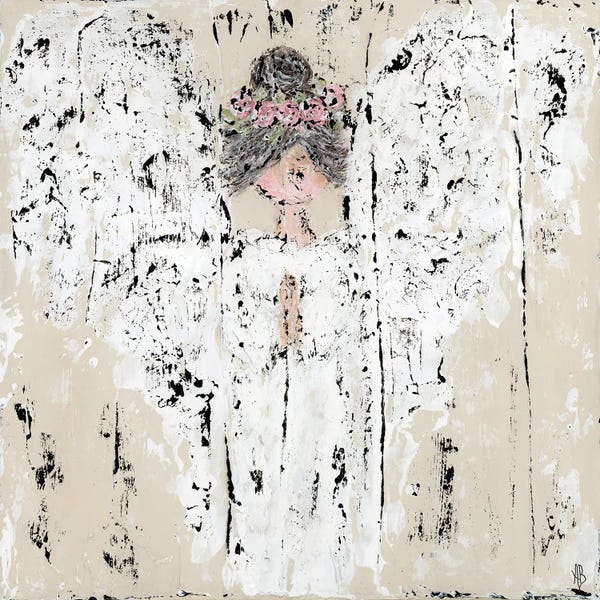 Kids Inspirational Art: Praying For Hope by Ashley Bradley