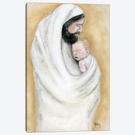 In The Arms Of Jesus Canvas Print #ASB137} by Ashley Bradley Canvas Art