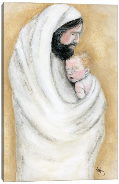 In The Arms Of Jesus Canvas Art Print - Jesus Christ