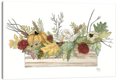 Autumn Blessings Canvas Art Print - Pumpkins
