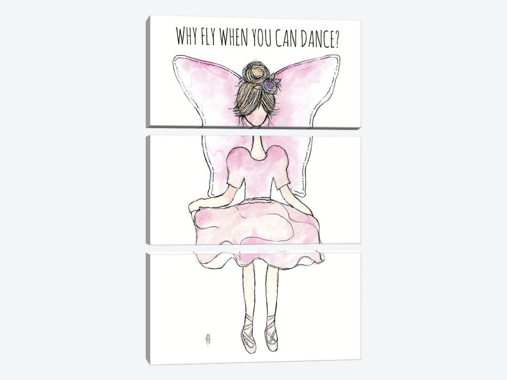 Dancing Angel I by Ashley Bradley 3-piece Canvas Print