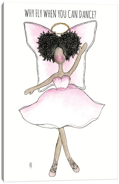 Dancing Angel II Canvas Art Print - Ashley Bradley