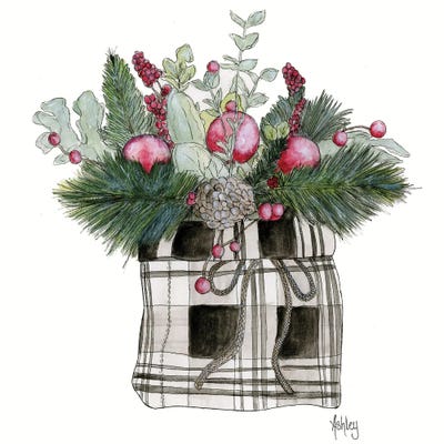 Fa La La Floral by Ashley Bradley art print