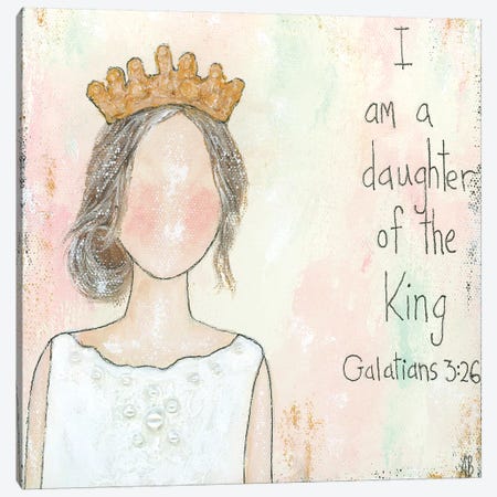 Daughter Of The King Canvas Print #ASB14} by Ashley Bradley Canvas Wall Art