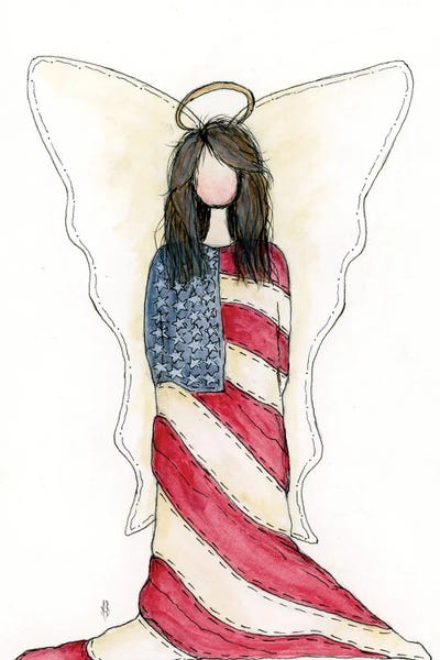 American Décor: Old Glory Angel by Ashley Bradley