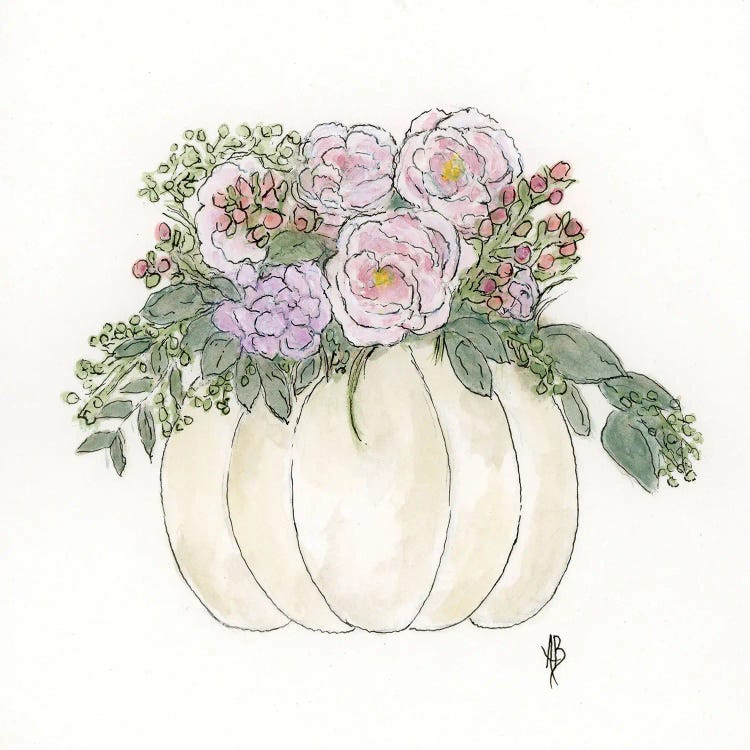 Pumpkin & Peonies