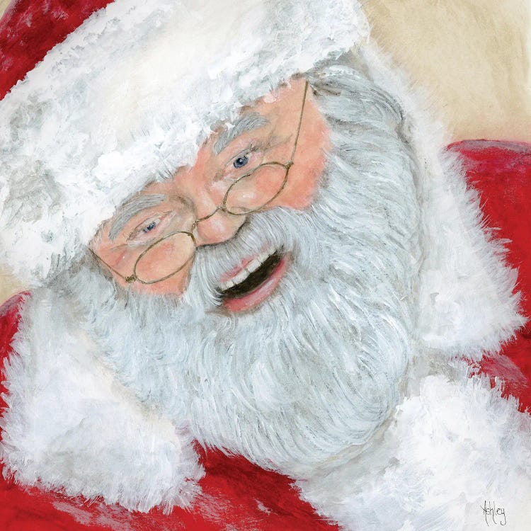 Vintage Santa by Ashley Bradley wall art