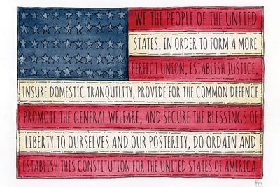 We The People by Ashley Bradley art print