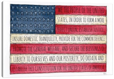 We The People Canvas Art Print - American Décor