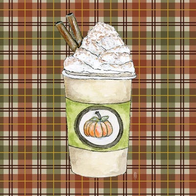 Pumpkin Spice Latte by Ashley Bradley canvas print