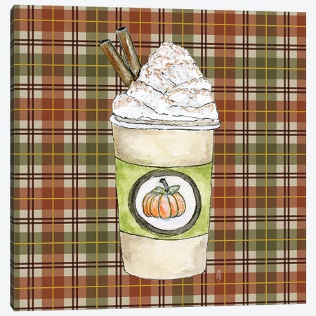 Pumpkin Spice Latte Canvas Print #ASB166} by Ashley Bradley Canvas Art Print