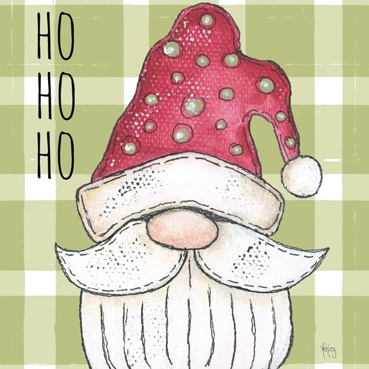 Santa Gnome by Ashley Bradley wall art
