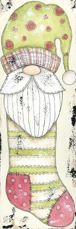 Santa Stocking I by Ashley Bradley wall art