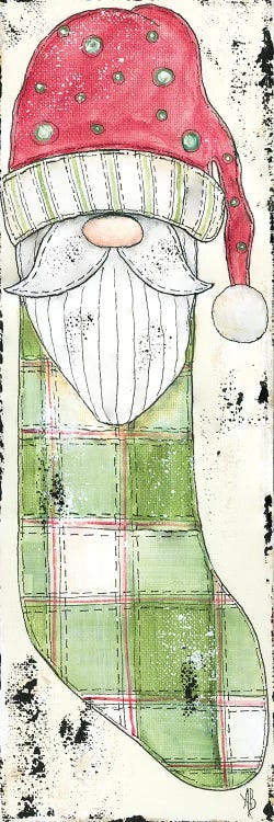 Santa Stocking II by Ashley Bradley wall art
