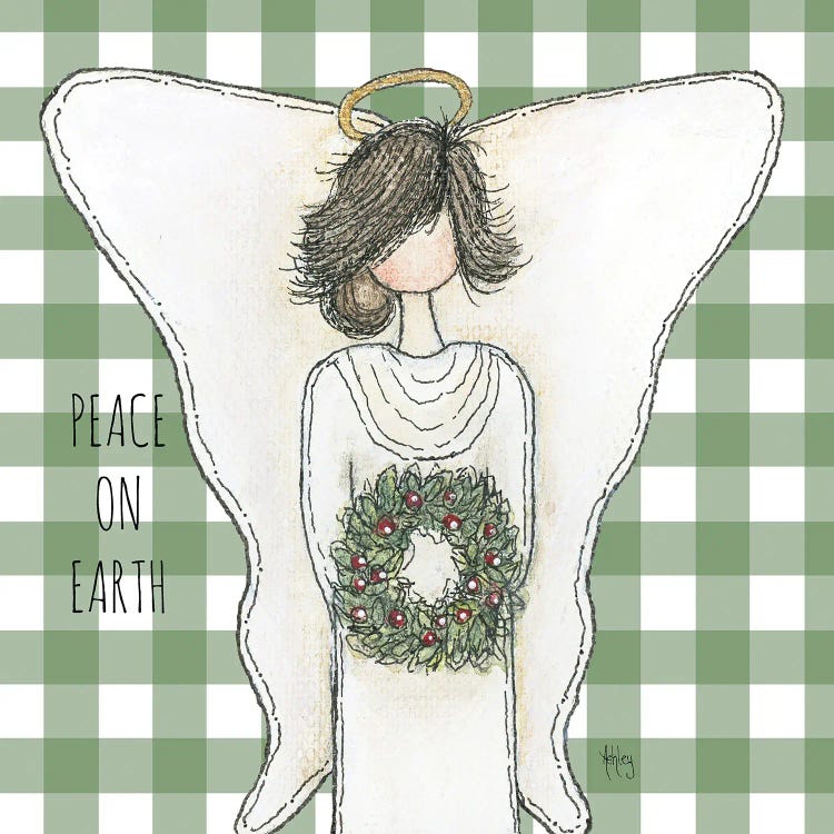 Peace On Earth Angel by Ashley Bradley wall art