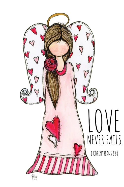 Love Never Fails by Ashley Bradley wall art