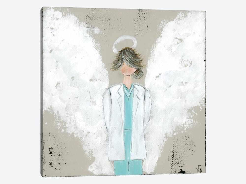 Female Doctor Angel by Ashley Bradley 1-piece Canvas Print