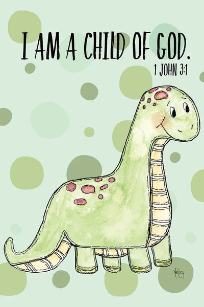 Polka Dot: Dinosaur I by Ashley Bradley