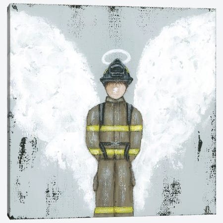 Firefighter Angel Canvas Print #ASB19} by Ashley Bradley Canvas Print