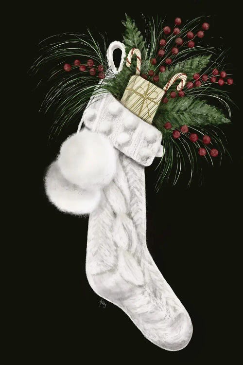 Christmas Stocking by Ashley Bradley wall art