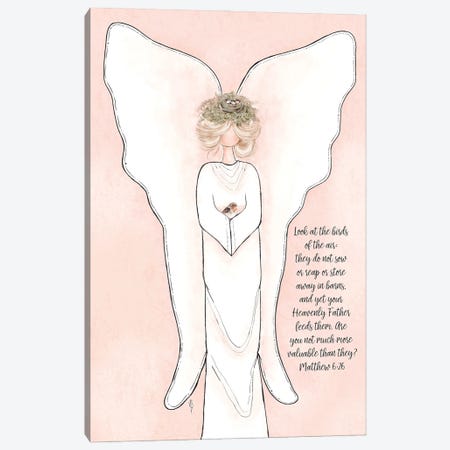 Spring Angel Canvas Print #ASB238} by Ashley Bradley Canvas Art
