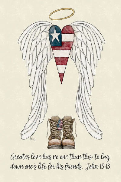 American Flags: No Greater Love by Ashley Bradley